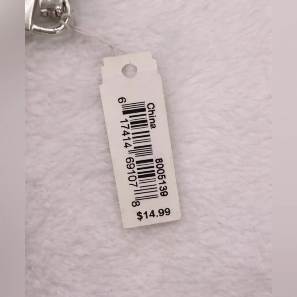 Silver Tone Red White Blue Bracelet | Patriotic Americana Jewelry - Picture 2 of 2